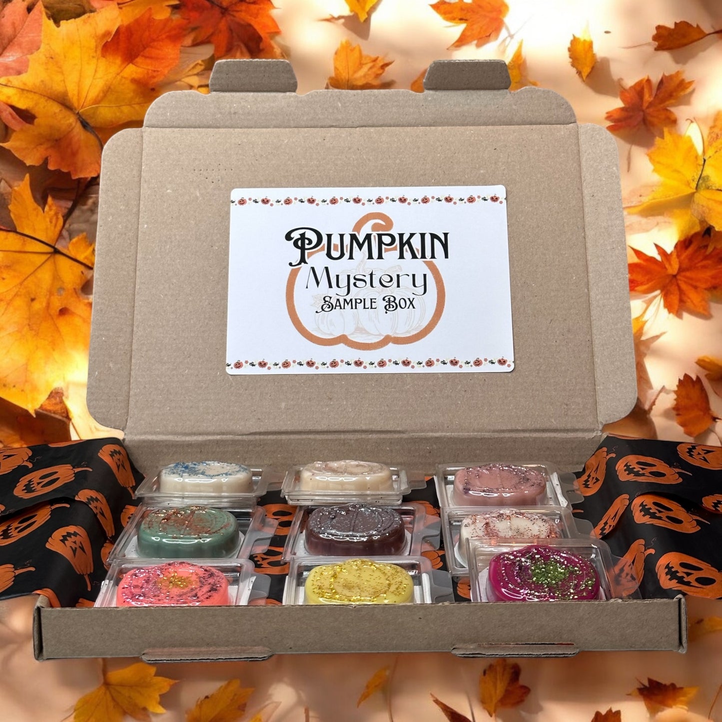 Pumpkin Wax Melt Mystery Sample Box