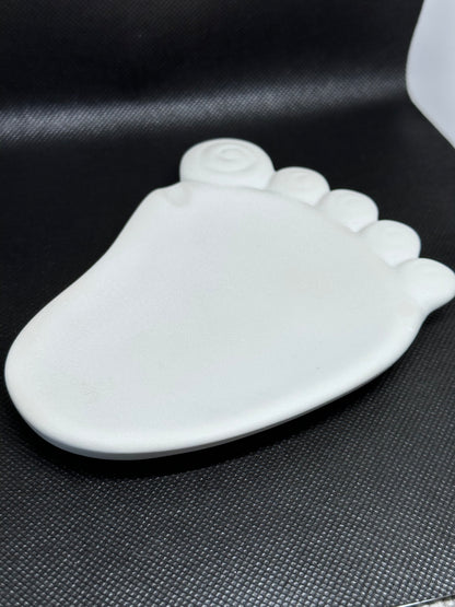 Footprint Jesmonite Trinket Tray | Home Decor | Neutral Decor