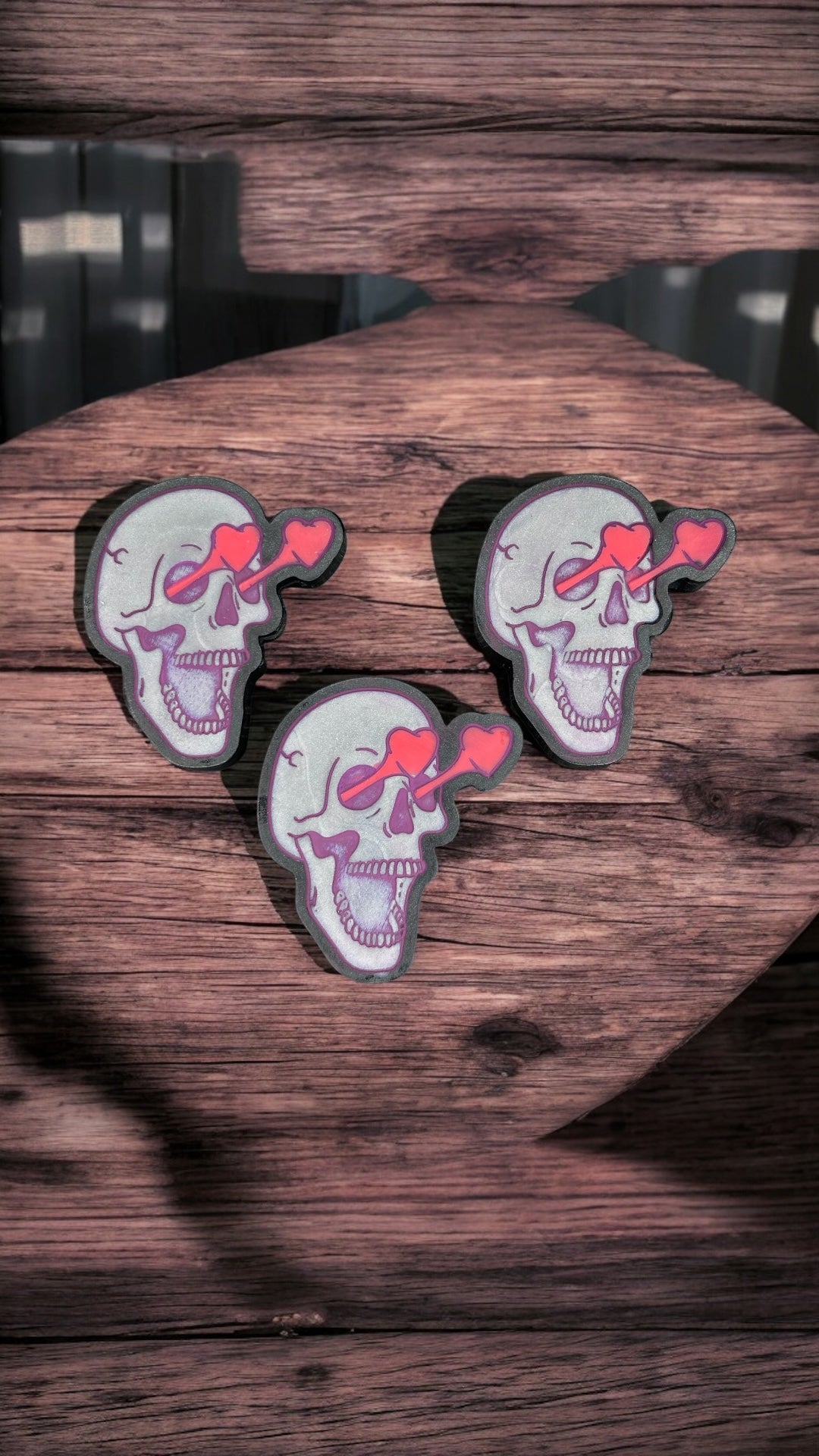 Skull Heart Eyes