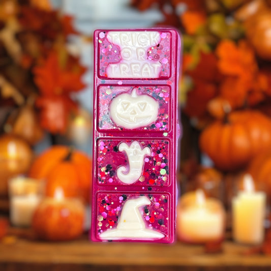 Trick or Treat Wax Melt Snapbar Clamshell, Highly Scented