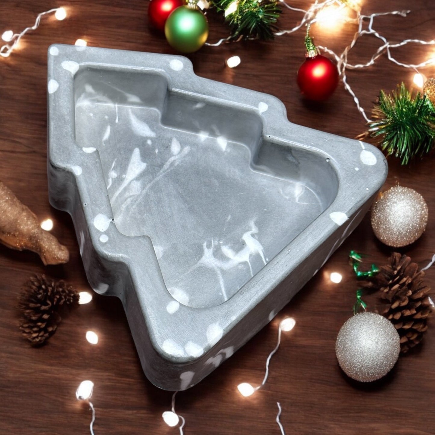 Christmas Tree Trinket Tray