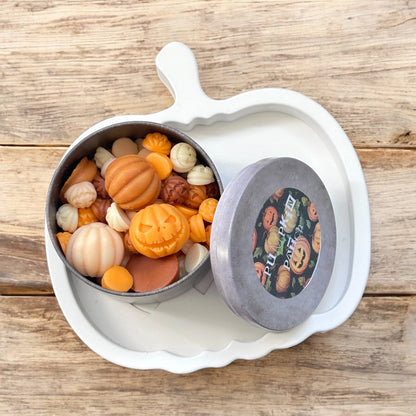 Pumpkin Face Jesmonite Trinket Tray