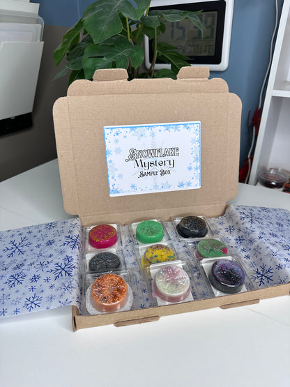 Snowflake Wax Melt Mystery Sample Box