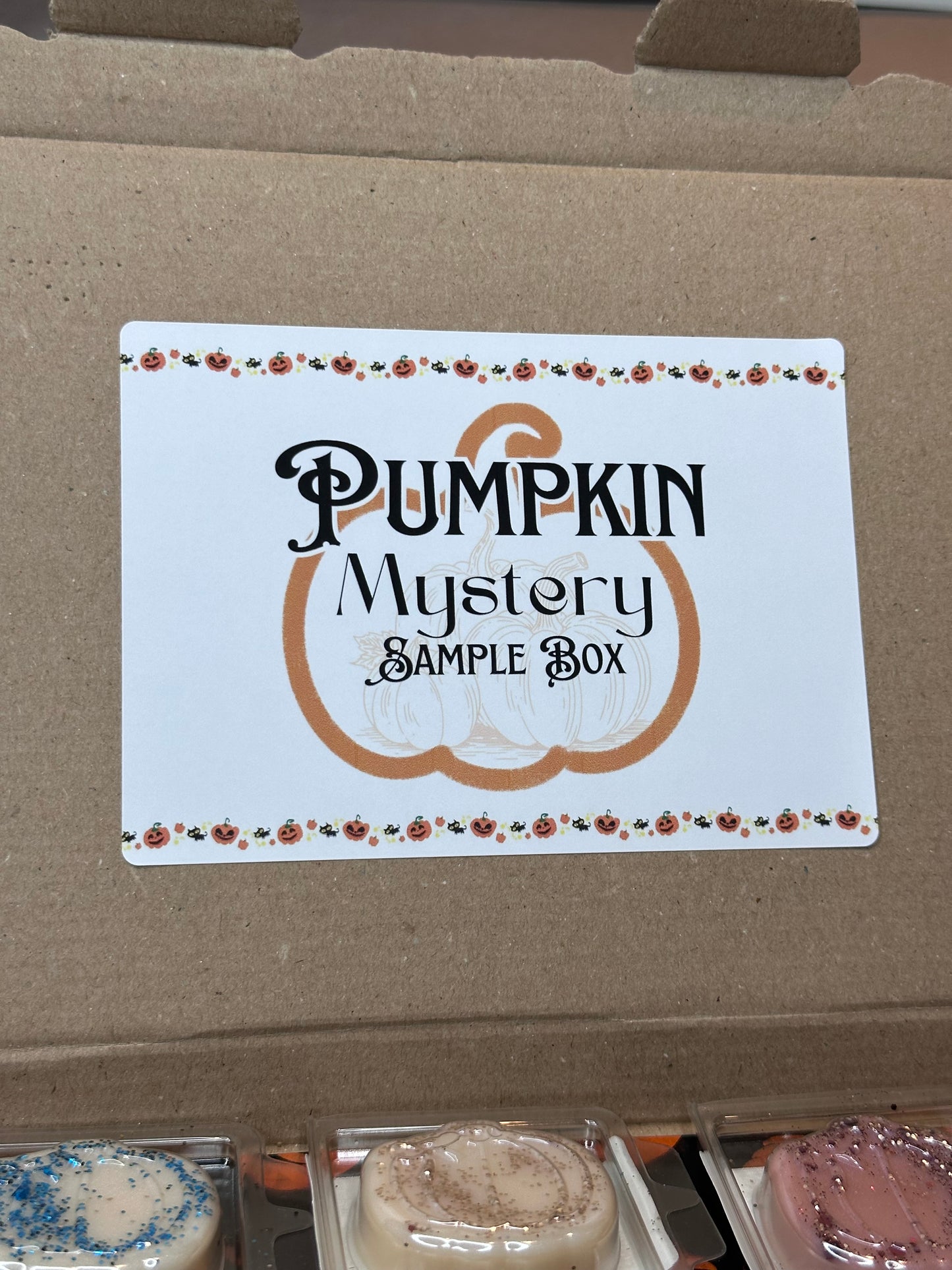 Pumpkin Wax Melt Mystery Sample Box