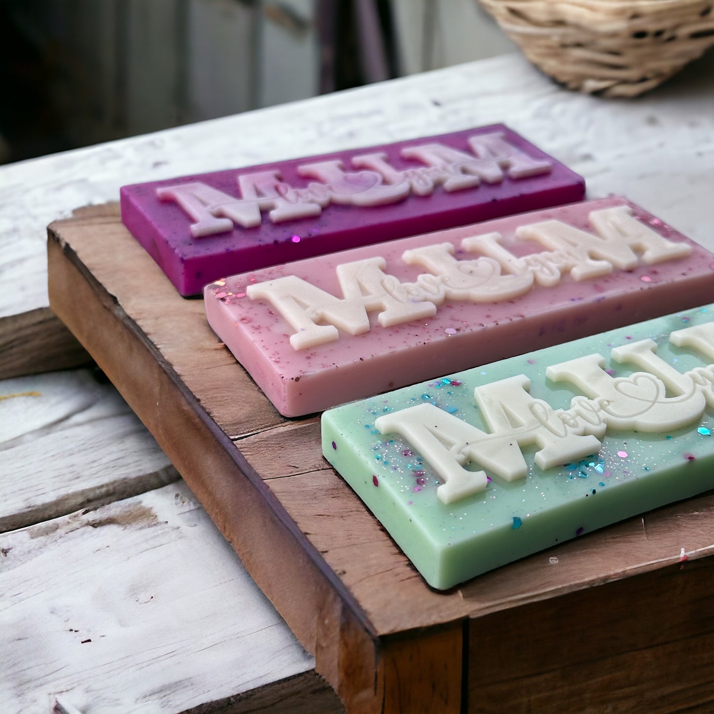 Mum Design Wax Melt Bar, Highly Scented