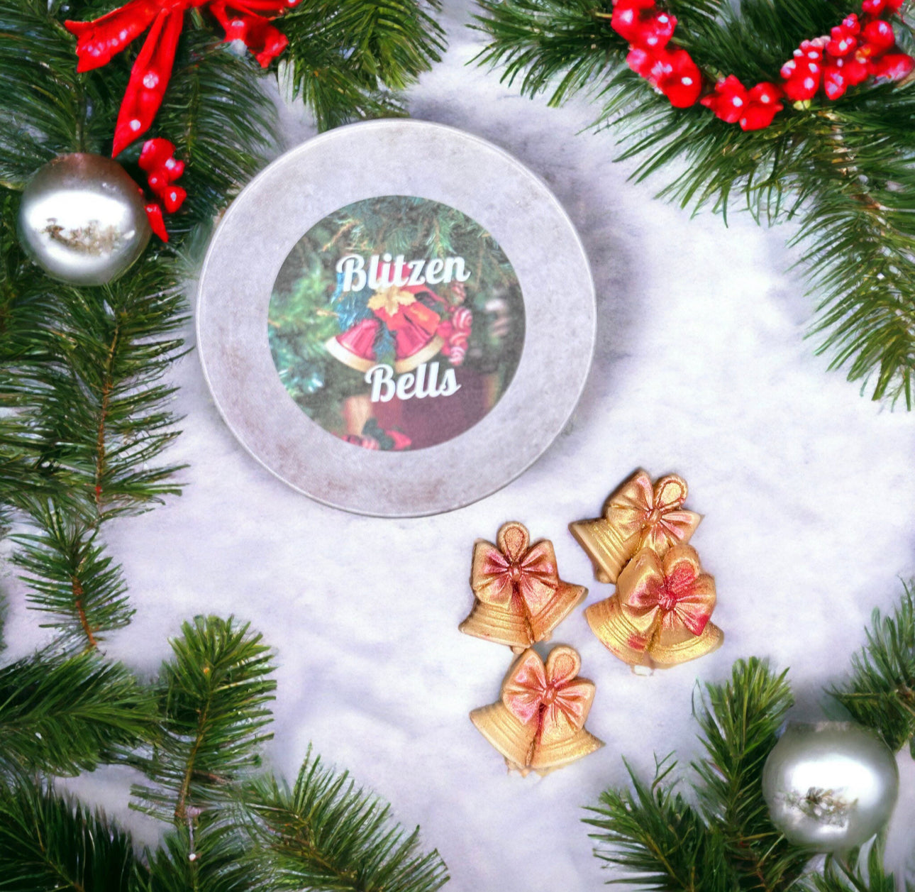 Christmas Wax Melt Tins