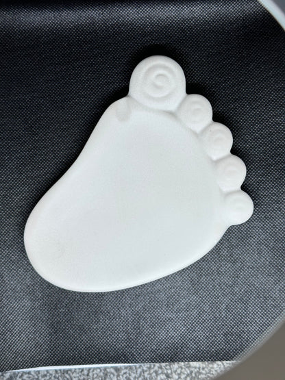 Footprint Jesmonite Trinket Tray | Home Decor | Neutral Decor