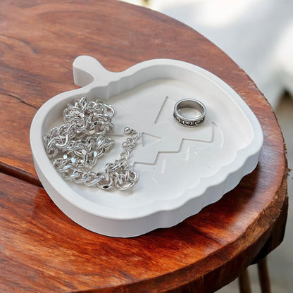 Pumpkin Face Jesmonite Trinket Tray