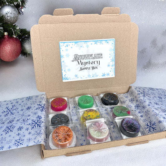 Snowflake Wax Melt Mystery Sample Box