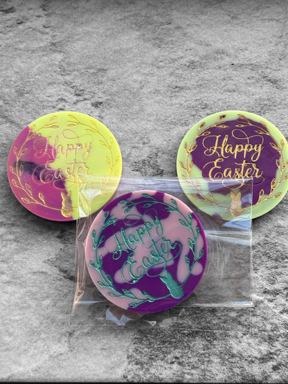 Happy Easter Circle Wax Melt Disc