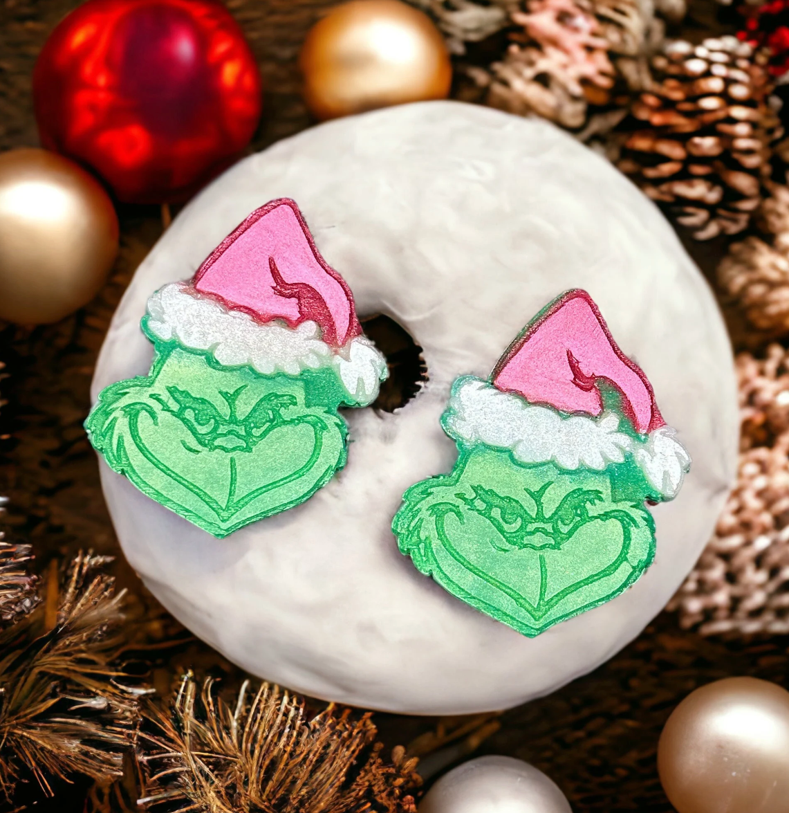 Grinch Face Wax Melt