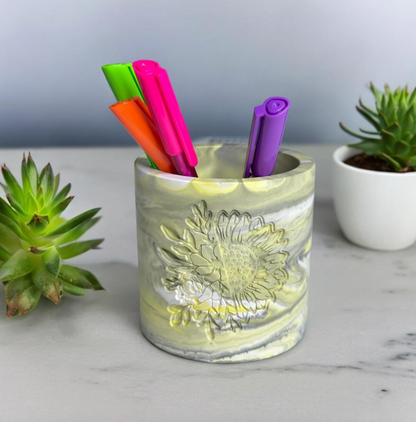 Summer Jesmonite Storage Pots