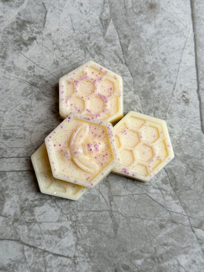 Honey Bee Wax Melts, Pack of Four, Highly Scented