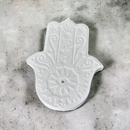 Hamsa 手工设计香炉、家居装饰、手工制作的 Jesmonite